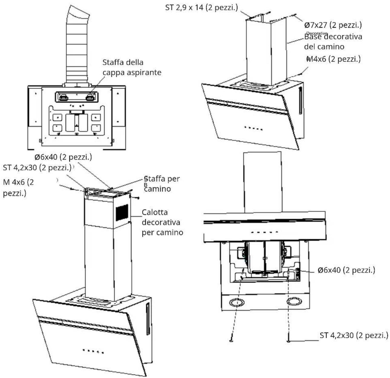 Klarstein WiFusion - MONTAGGIO DEL COPERCHIO DELL'ESTRATTORE - 3