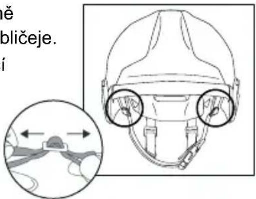 Schuberth F400 FIBERTECH - Nastavení podbradního a krčního pásku - 2