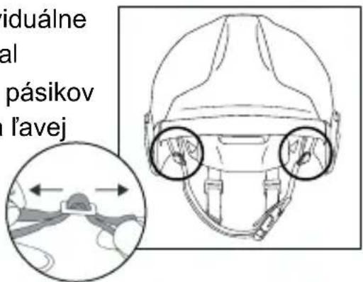Schuberth F400 FIBERTECH - Nastavenie remienka pod bradou/na krku - 2