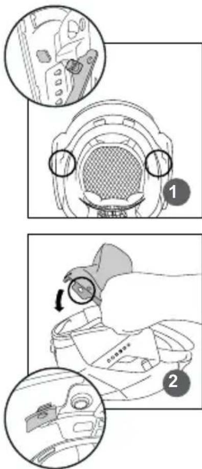 Schuberth F400 FIBERTECH - Lámpara delantera - 1