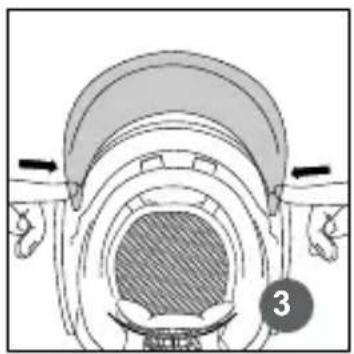 Schuberth F400 FIBERTECH - Bytte visirskive - 2