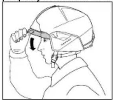 Schuberth F400 FIBERTECH - Visor operation - 1