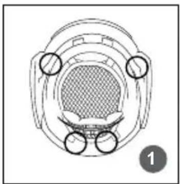 Schuberth F400 FIBERTECH - FODERA INTERNA - 1