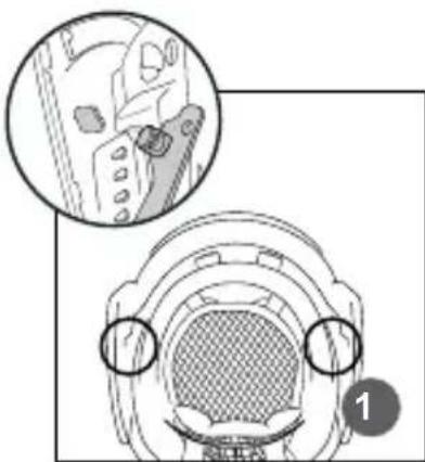 Schuberth F400 FIBERTECH - Náhlavná súprava - 2