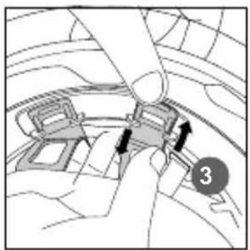 Schuberth F400 FIBERTECH - FODERA INTERNA - 5