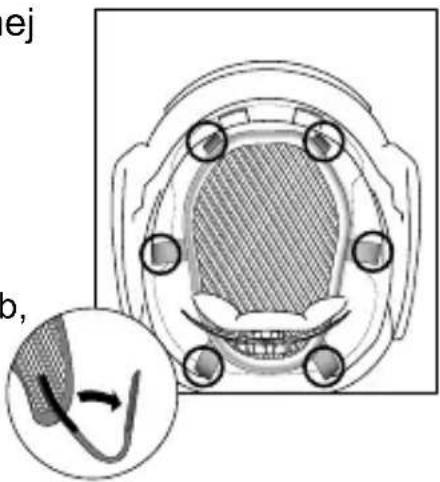 Schuberth F400 FIBERTECH - Regulacja siatki nośnej / wysokości nośnej - 1