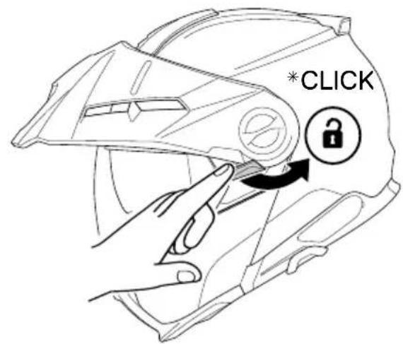 Schuberth E2 CARBON - Ajustement de la casquette - 1