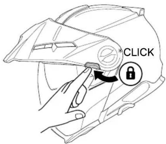 Schuberth E2 CARBON - Ajustement de la casquette - 3