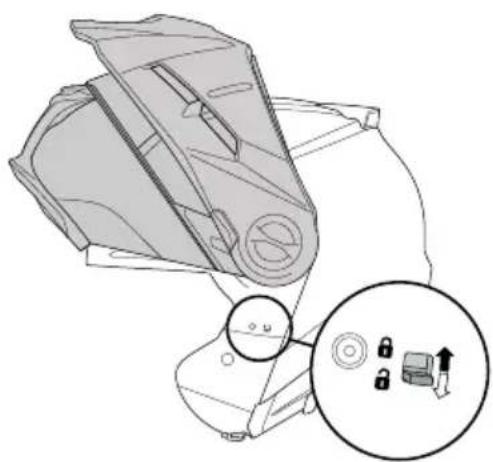 Schuberth E2 CARBON - ABRIR LA CARRILLERA - 3