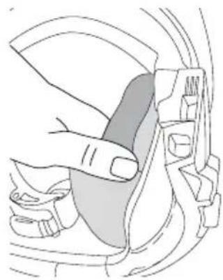 Schuberth E2 CARBON - Installation the neckroll - 1