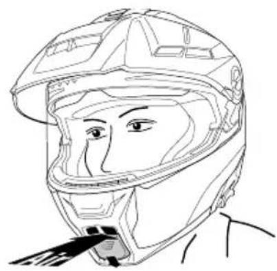 Schuberth E2 CARBON - VENTILATION SYSTEM 3 - CHIN VENTILATION - 1