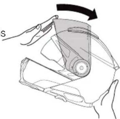 Schuberth E2 CARBON - RETIRADA DE LA VISERA PARASOL - 3