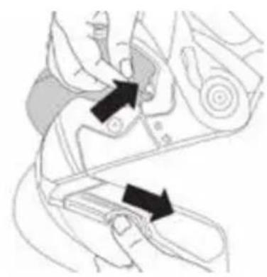 Schuberth E2 CARBON - Fitting the sun visor - 3