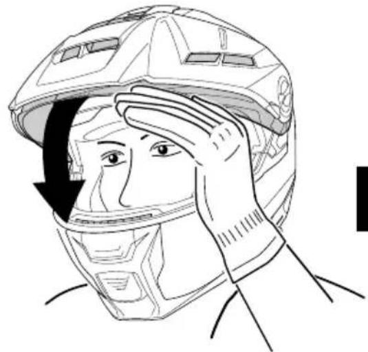 Schuberth E2 CARBON - CERRAR EL VISOR - 1