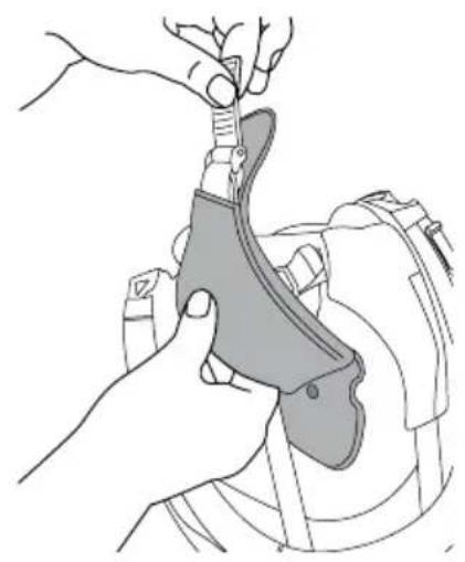 Schuberth E2 CARBON - Removing the head pad - 2