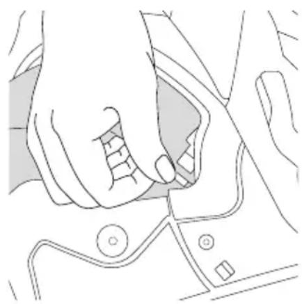 Schuberth E2 CARBON - Removing the sun visor - 1