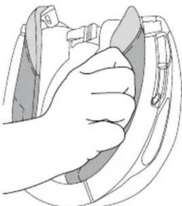 Schuberth E2 CARBON - Removing the neckroll - 2