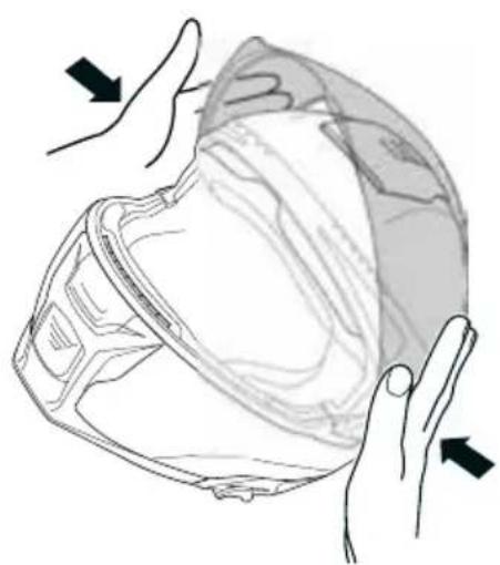 Schuberth E2 CARBON - INSTALACIÓN DE EL VISOR - 1
