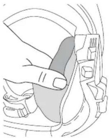 Schuberth E2 CARBON - EXTRACIÓN DEL COLLARÍN - 1