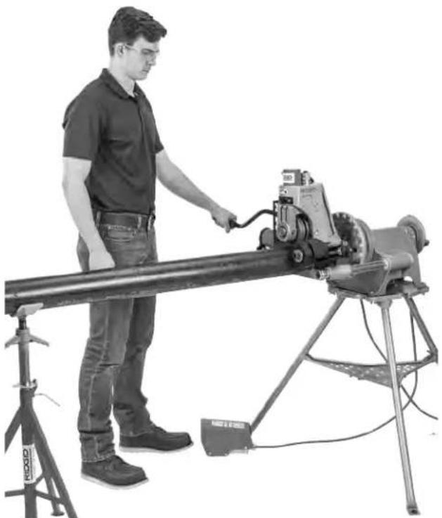RIDGID 918-4 - Operación de ranurado - 1