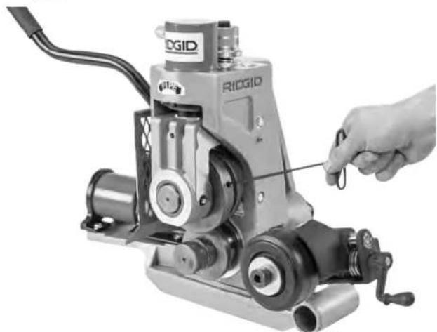 RIDGID 918-4 - Remplacement du galet de rainurage - 1