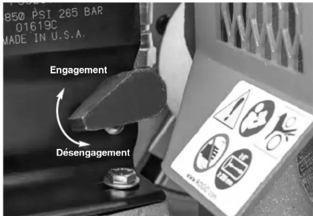 RIDGID 918-4 - Engagement et désengagement du galet de rainurage - 1