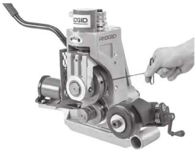 RIDGID 918-4 - Wechseln der Nutrolle - 1