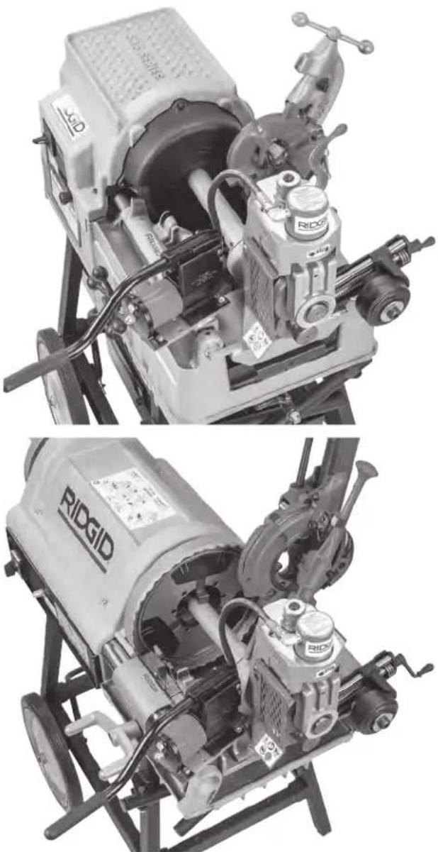 RIDGID 918-4 - Installation an 535 und 1224 Gewindeschneidmaschinen - 2