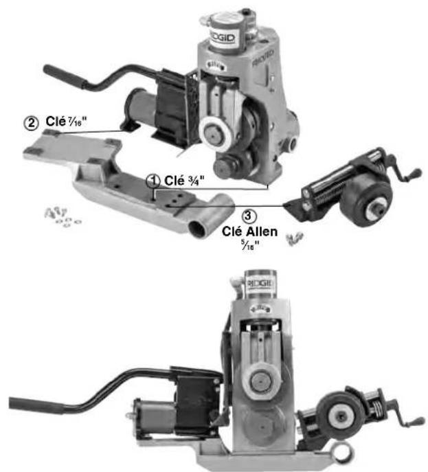 RIDGID 918-4 - Montage de la 918 sur les diverses embases - 1