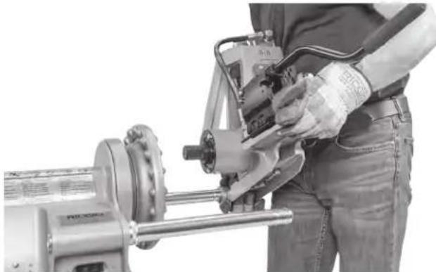 RIDGID 918-4 - Installation des 918 am 300 elektrischen Antrieb - 1