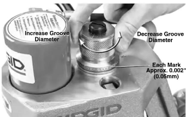 RIDGID 918-4 - Setting/Adjusting Groove Diameter - 1