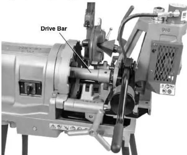 RIDGID 918-4 - Installing 918 On 300 Compact/1233 Threading Machines - 3