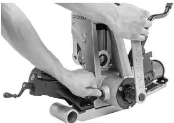 RIDGID 918-4 - Changement des galets d'entraînement (sur arbres de transmission indépendants) - 1