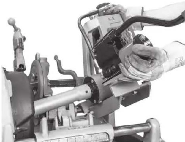 RIDGID 918-4 - Installation an 535 und 1224 Gewindeschneidmaschinen - 1