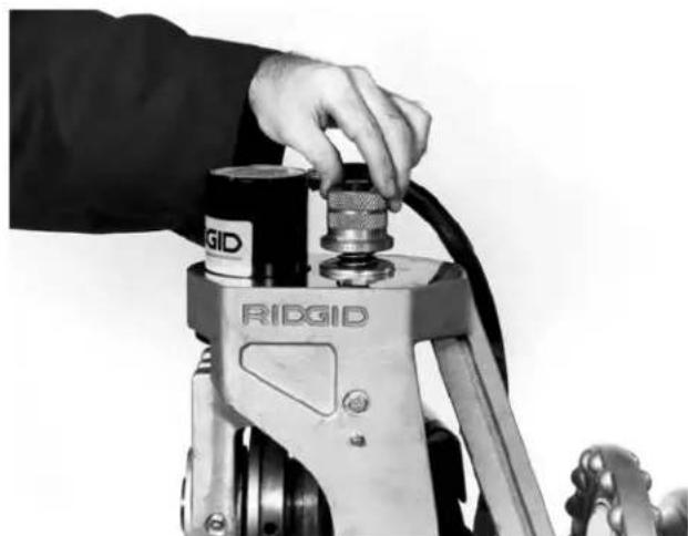 RIDGID 918-I - Réglage de la profondeur de rainurage - 1