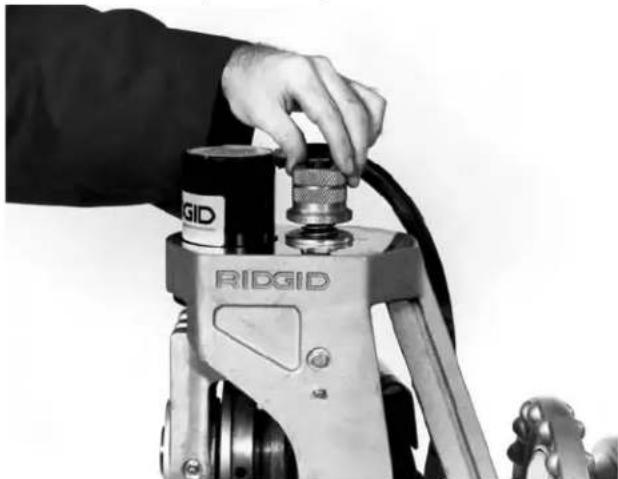 RIDGID 918-I - Regulación de la profundidad del ranurado - 1
