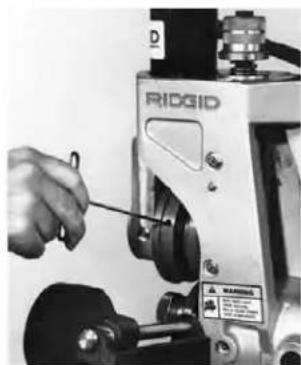 RIDGID 918-I - Extracción e instalación de juegos de rodillos ranuradores dotados de árbol de transmisión de una pieza (2 a 6 pulgs., 8 a 12 pulgs.) - 1
