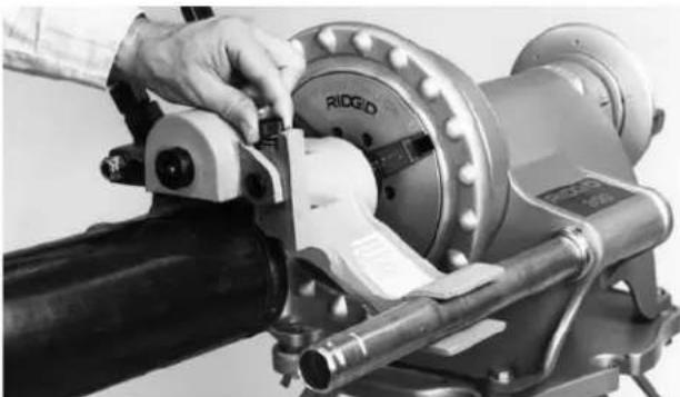 RIDGID 916 - Regulación de la profundidad del ranurado - 2
