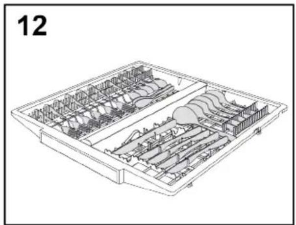 HAIER XS 4A4M4BB - UTILISATION DU TROISIÈME PANIER (uniquement sur certains modèles) - 1