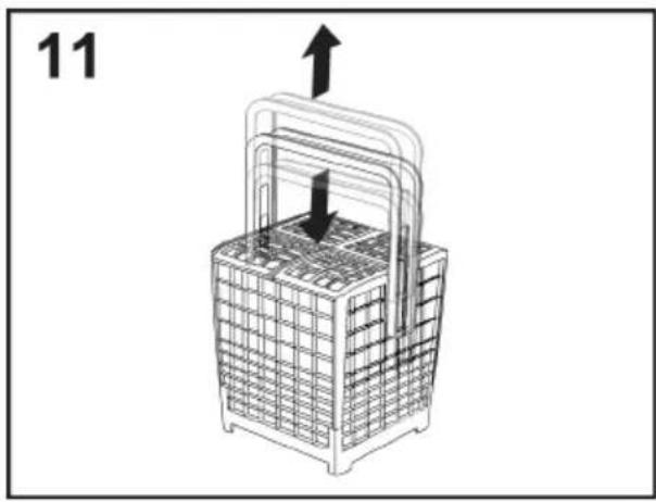 HAIER XS 4A4M4BB - PANIER À COUVERTS (uniquement sur certains modèles) - 2