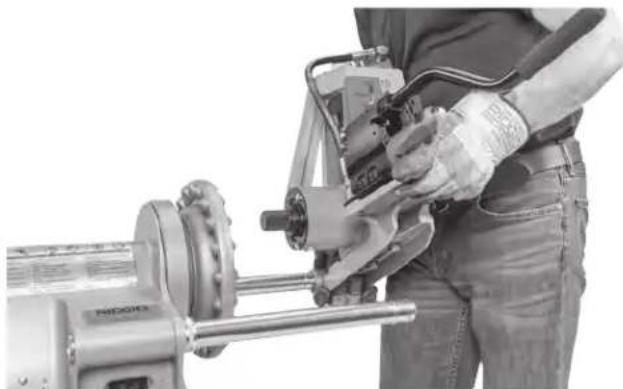 RIDGID 918-1 - Installing 918 On 300 Power Drive - 1