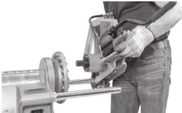 RIDGID 918-1 - Montage de la 918 sur système d'entrainment 300 Power Drive - 1