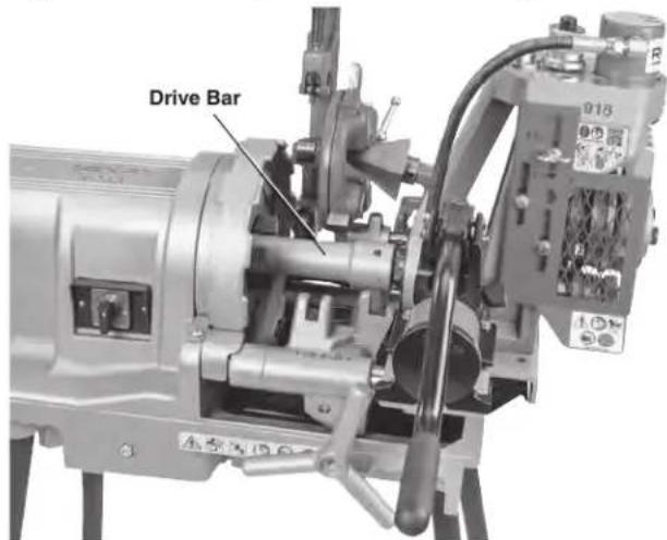 RIDGID 918-1 - Installing 918 On 300 Compact/1233 Threading Machines - 3