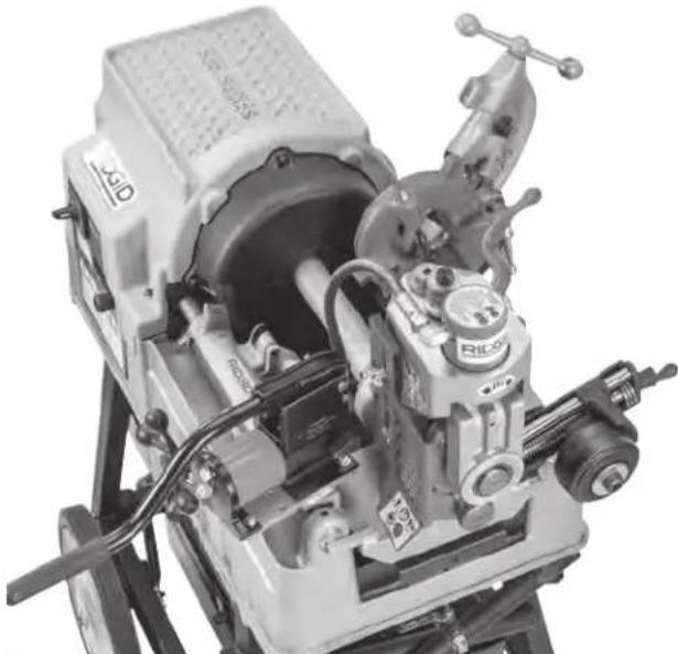 RIDGID 918-1 - Instalacion de la ranuradora 918 en roscadoras 535 o 1224 - 2