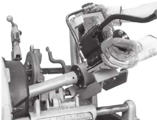 RIDGID 918-1 - Installation an den Gewindeschneidmaschinen 535 und 1224 - 1