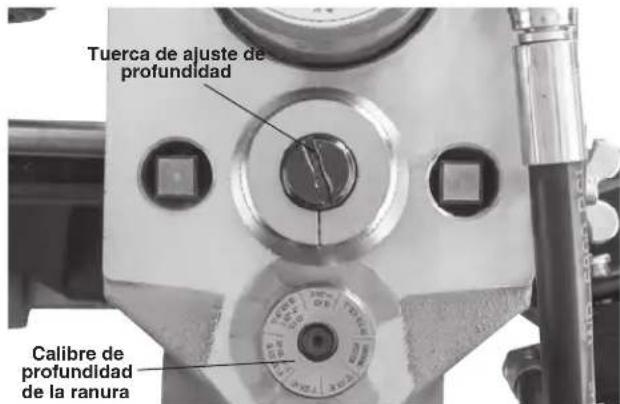 RIDGID 918-1 - Selección y ajuste del diametro en la ranura - 1