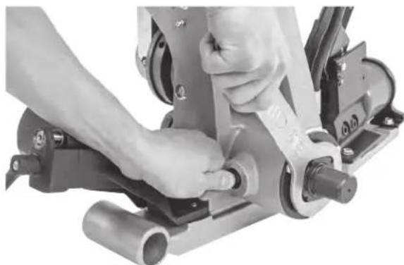 RIDGID 918-1 - Wechseln der Antriebswelle - 1