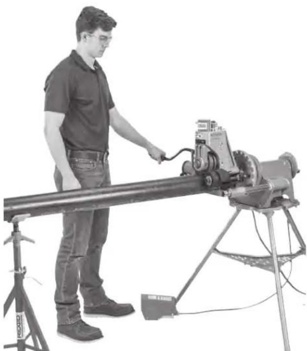RIDGID 918-1 - Operación de ranurado - 1
