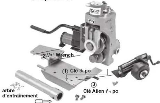 RIDGID 918-1 - Montage de la 918 sur les diverses embases - 4