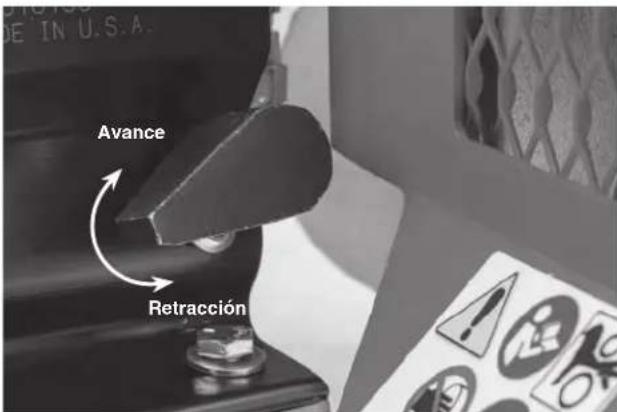 RIDGID 918-1 - Avance y retracción del rodillo ranurador - 1